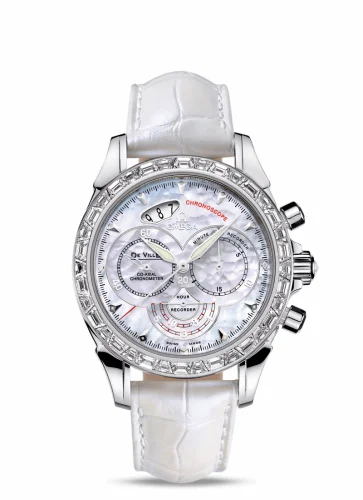 Omega De Ville Co-Axial 41 Chronoscope Palladium Baguette / MOP 422.98.41.50.05.001 (42298415005001)